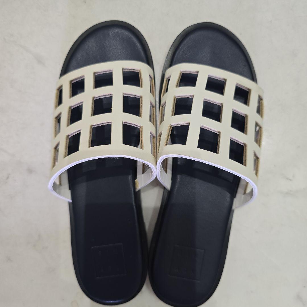 靴 RIM.ARK Lattice pattern sandal 23.5cm