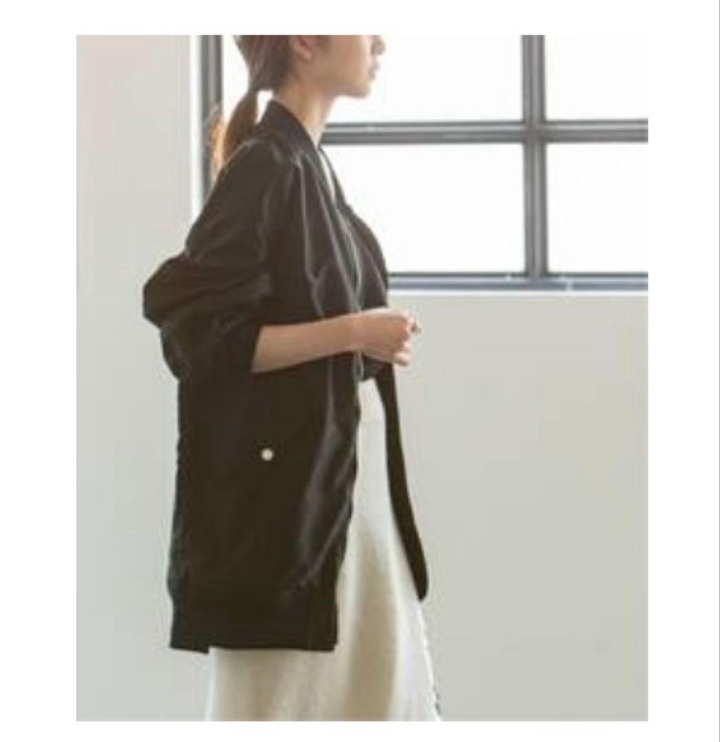 NOBLE ネイビー MA-1ジャケットFREE SIZE・Noble