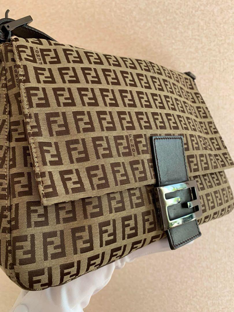 FENDI フェンディ ズッカ ハンドバッグ
