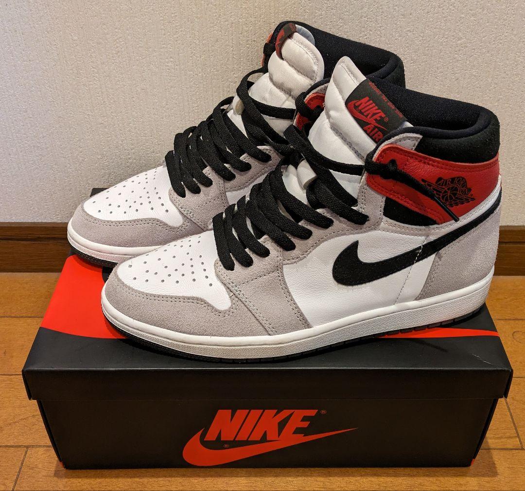 NIKE AIR JORDAN1 LIGHT SMOKE GREY 26.5cm