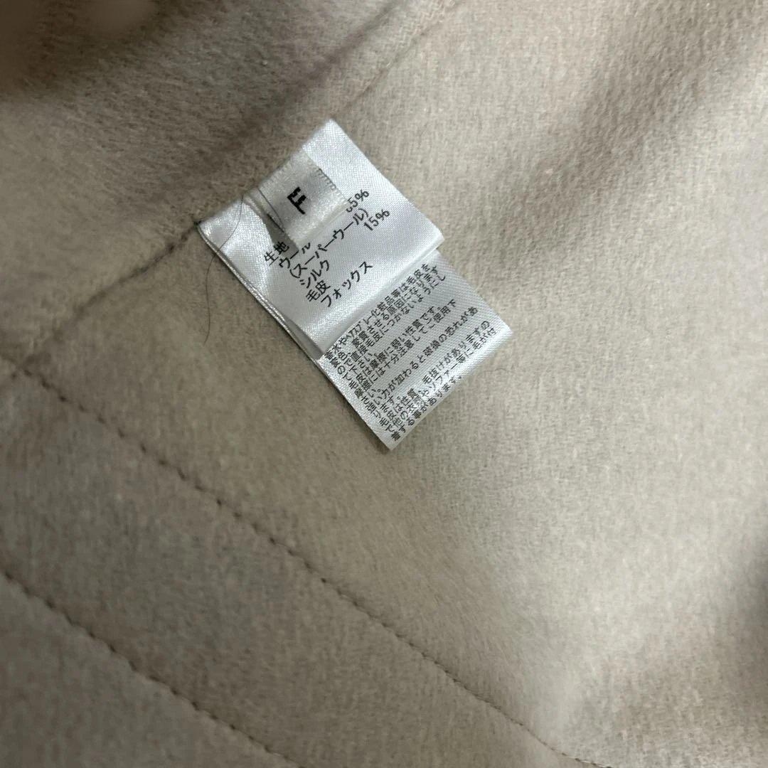 GNA モカベージュ ファーケープコート GNA モカベージュ ファーケープコート