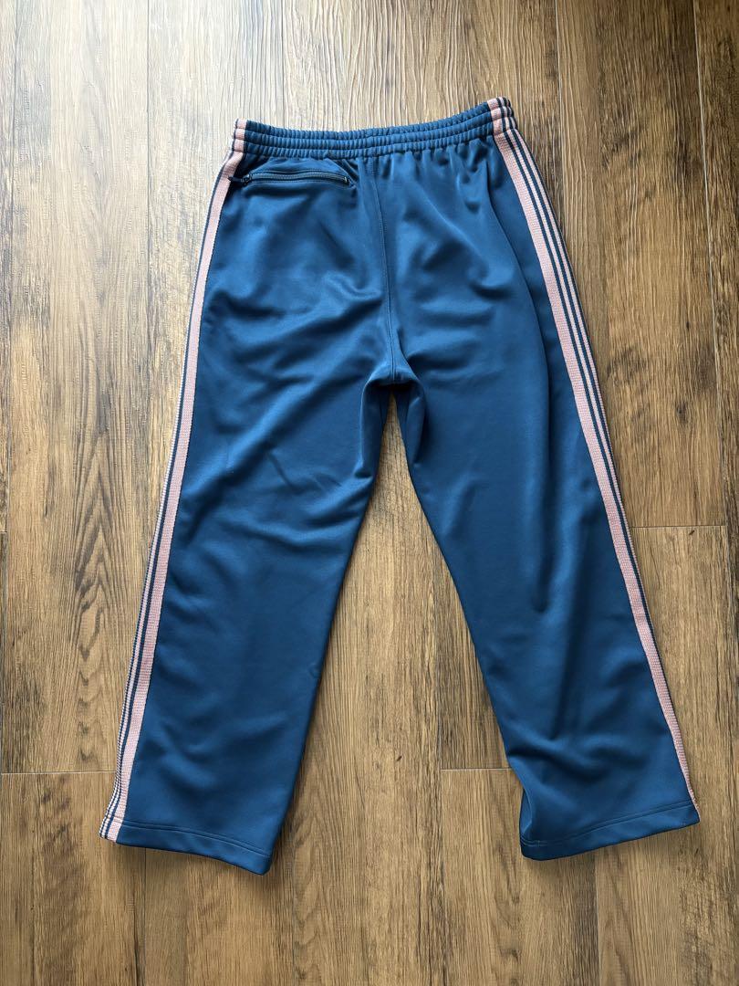 希少　needles 21ss トラックパンツ　ティールグリーン　ストレート s