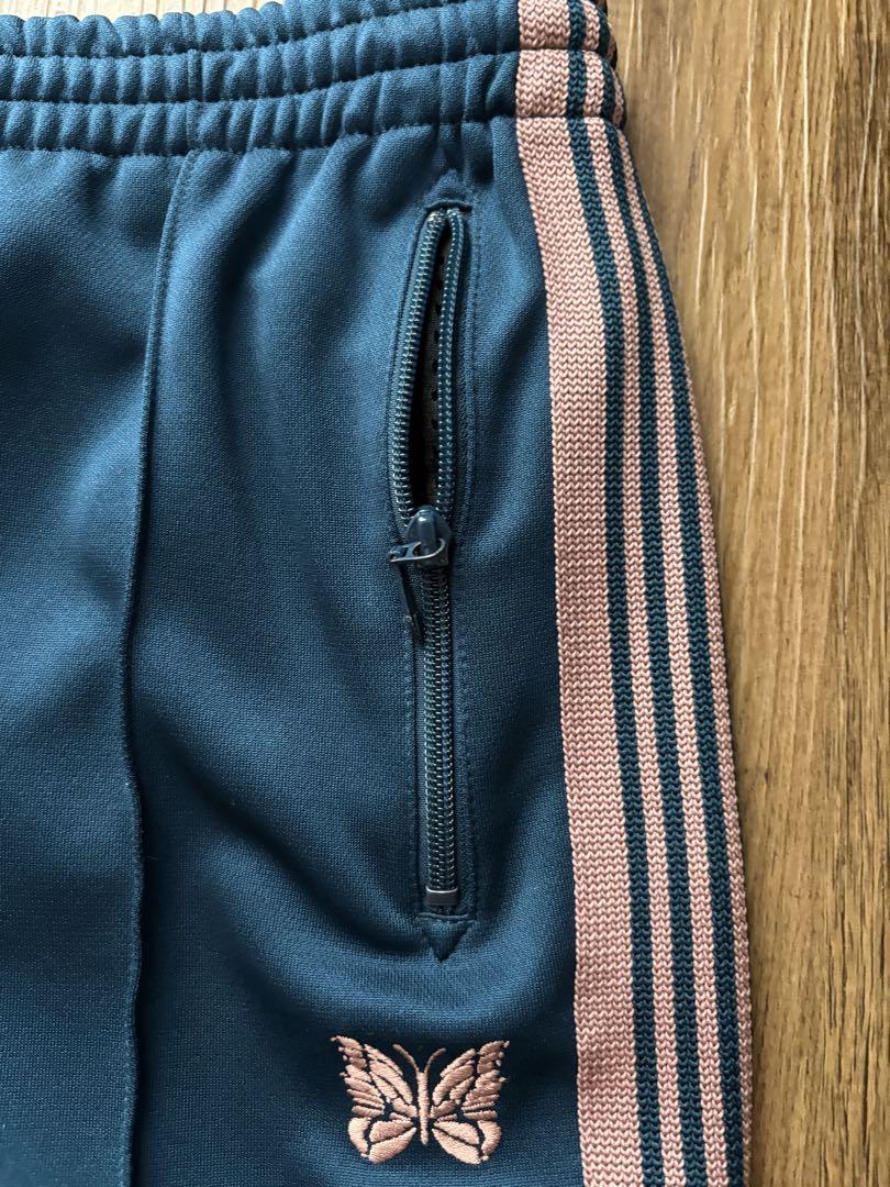 希少　needles 21ss トラックパンツ　ティールグリーン　ストレート s