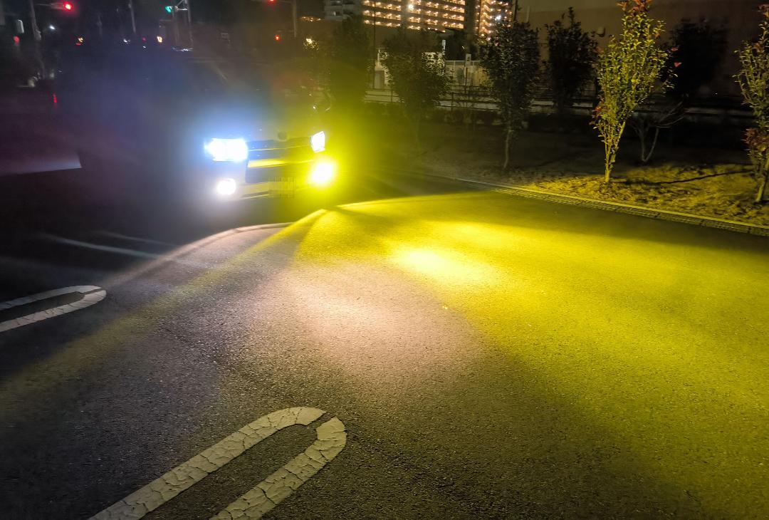 18LED　シリーズS　ライムイエロー　宇宙一明るいバルブ　H11H8H16H4