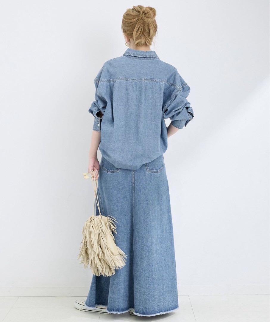 DU JOUR/デュ ジュール RODEO JEAN SKIRT 38 - メルカリ