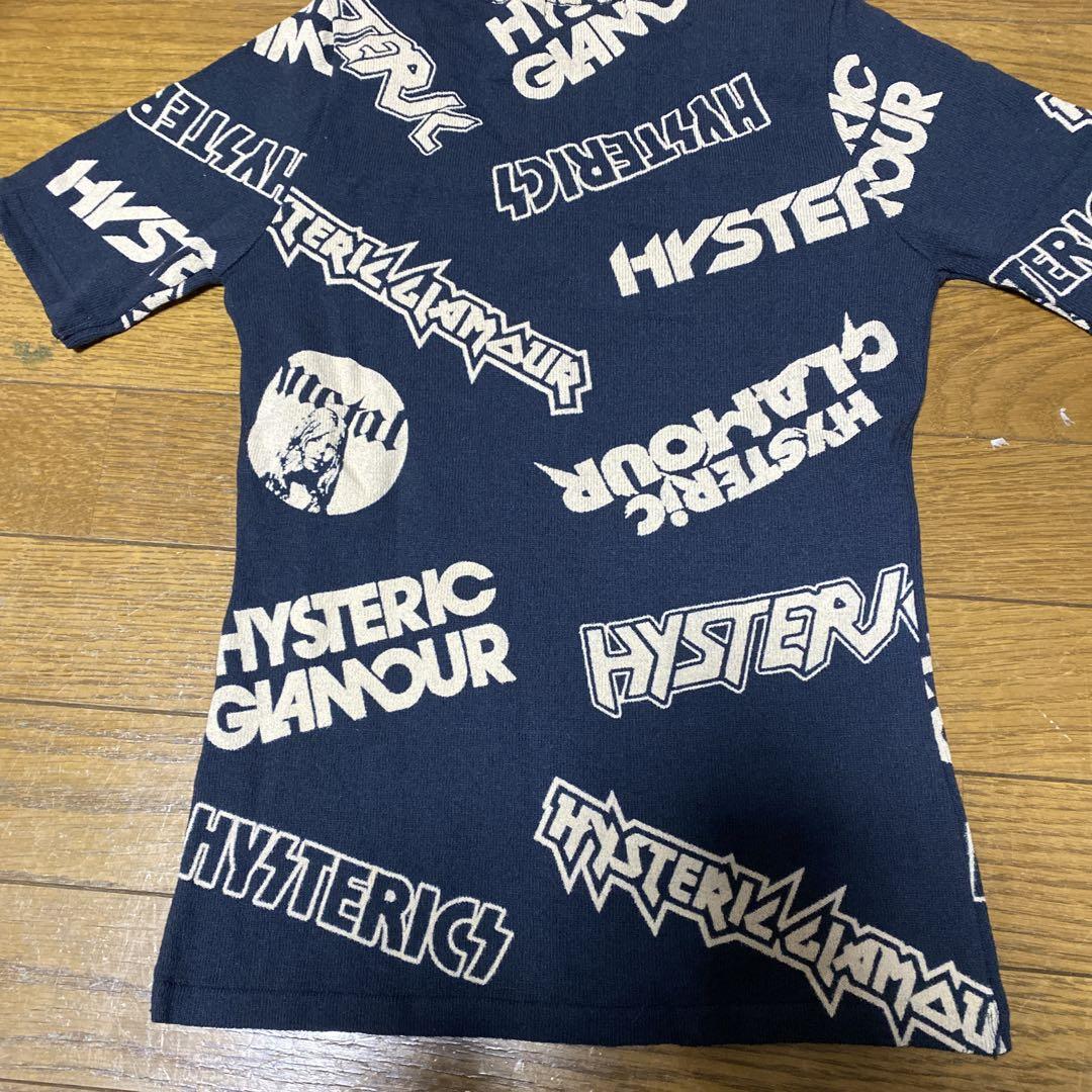 hysteric glamour メタルロゴ　カットソー　ヒステリックグラマー