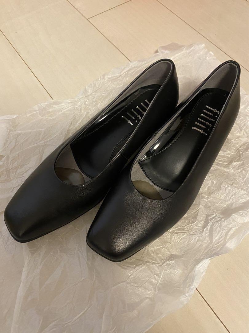 【美品】フィットフィット(fit fit) 黒パンプス