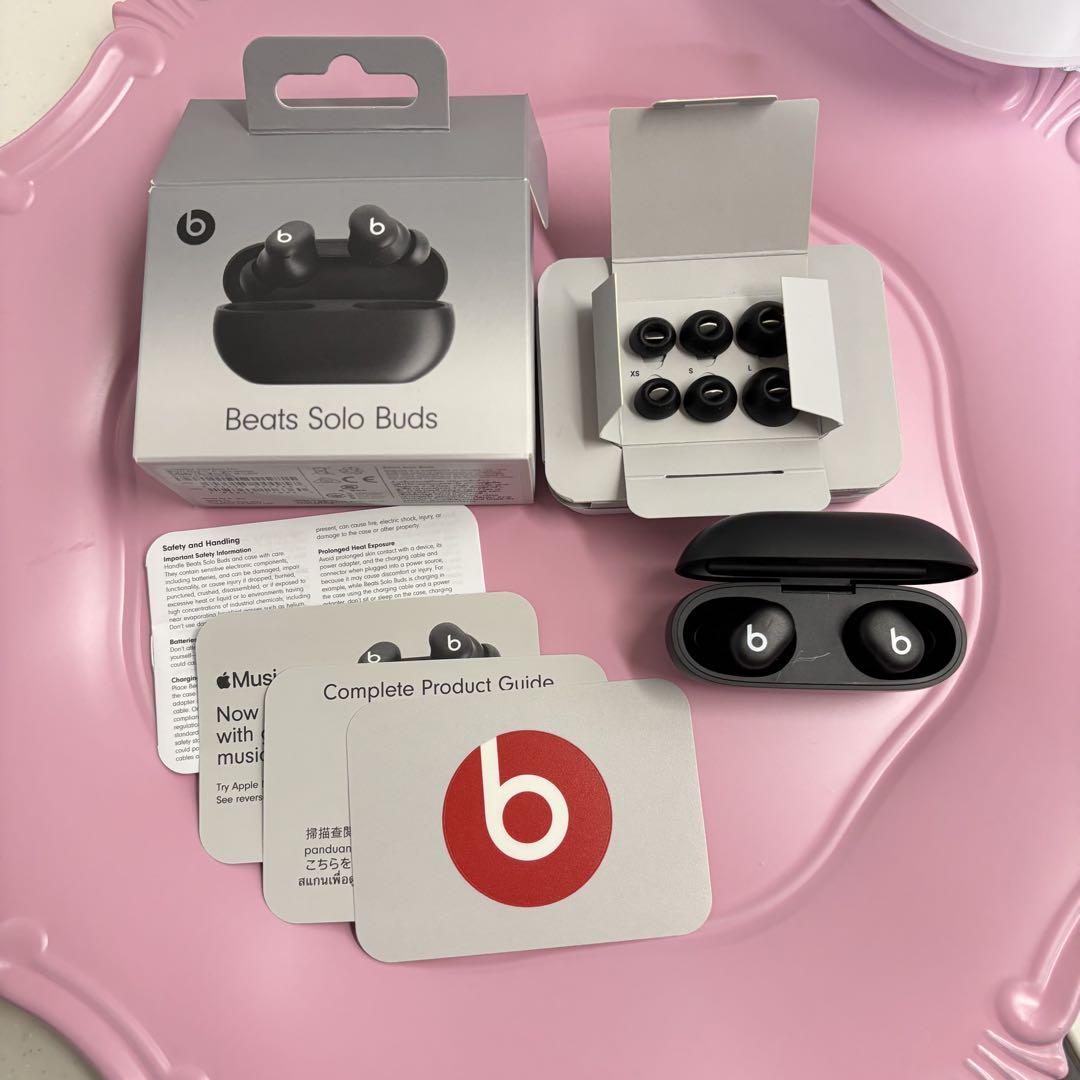 美品 Beats Solo Buds ワイヤレスイヤホン ブラック