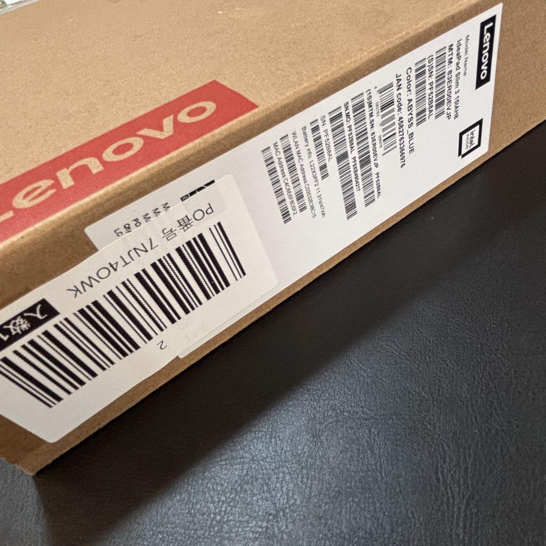 新品未使用　レノボ　ノートパソコン　83ER00EVJP Office搭載