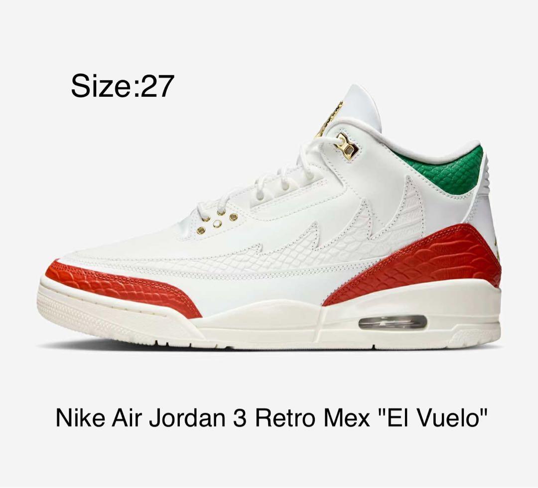 靴 Nike Air Jordan 3 Retro Mex \