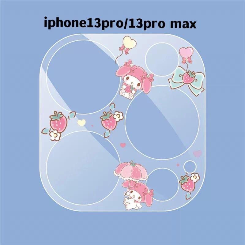 iphone 13proカメラフィルム 全面保護 レンズカバー マイメロディ