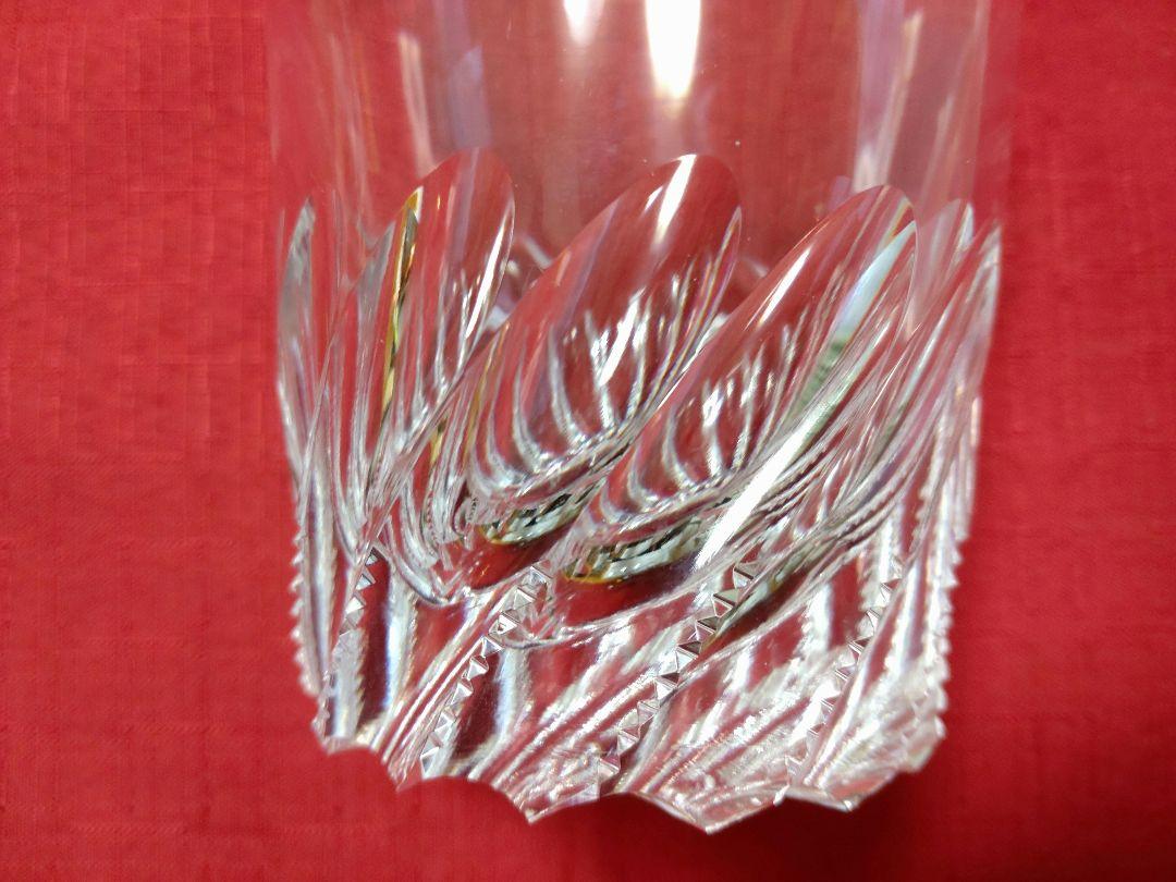 HOYA クリスタルガラス 希少品 美品 レアロックグラス