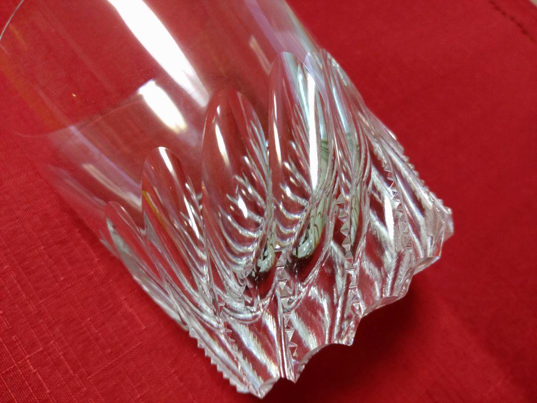 HOYA クリスタルガラス 希少品 美品 レアロックグラス