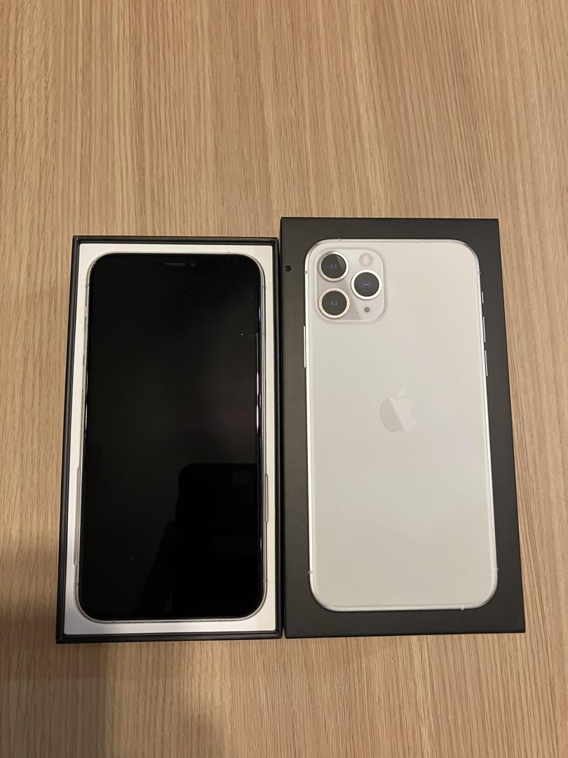 <バッテリー容量100%>iPhone 11 Pro シルバー本体 iPhone 11 Pro 256GB Silver - New battery - Refurbished