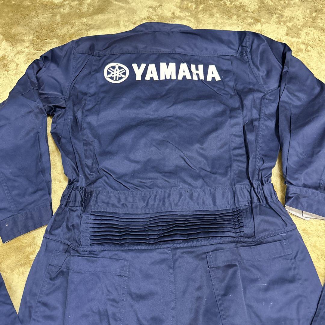 YAMAHA 紺色　つなぎLサイズ