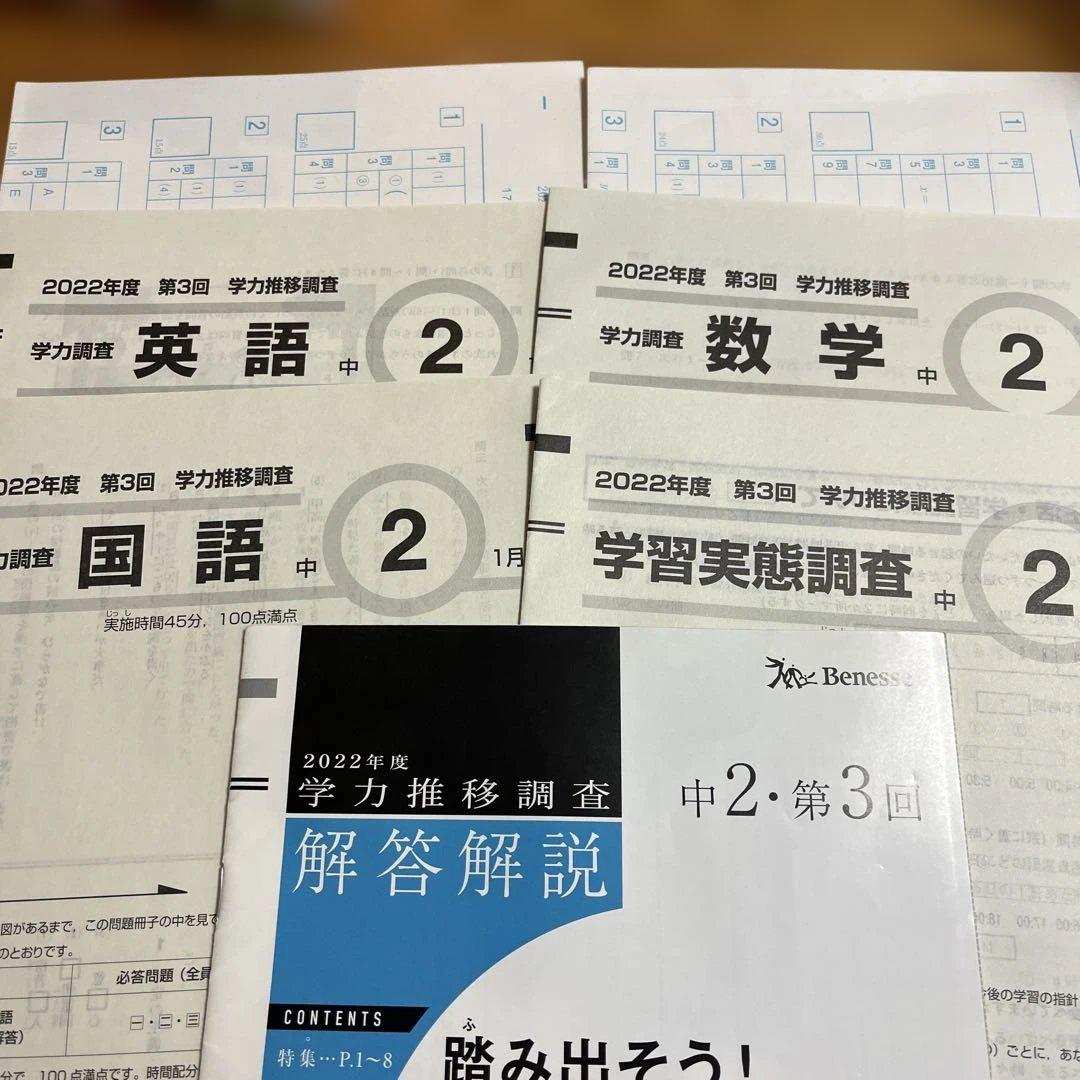 2022年度 中2 第3回 学力推移調査 解答解説
