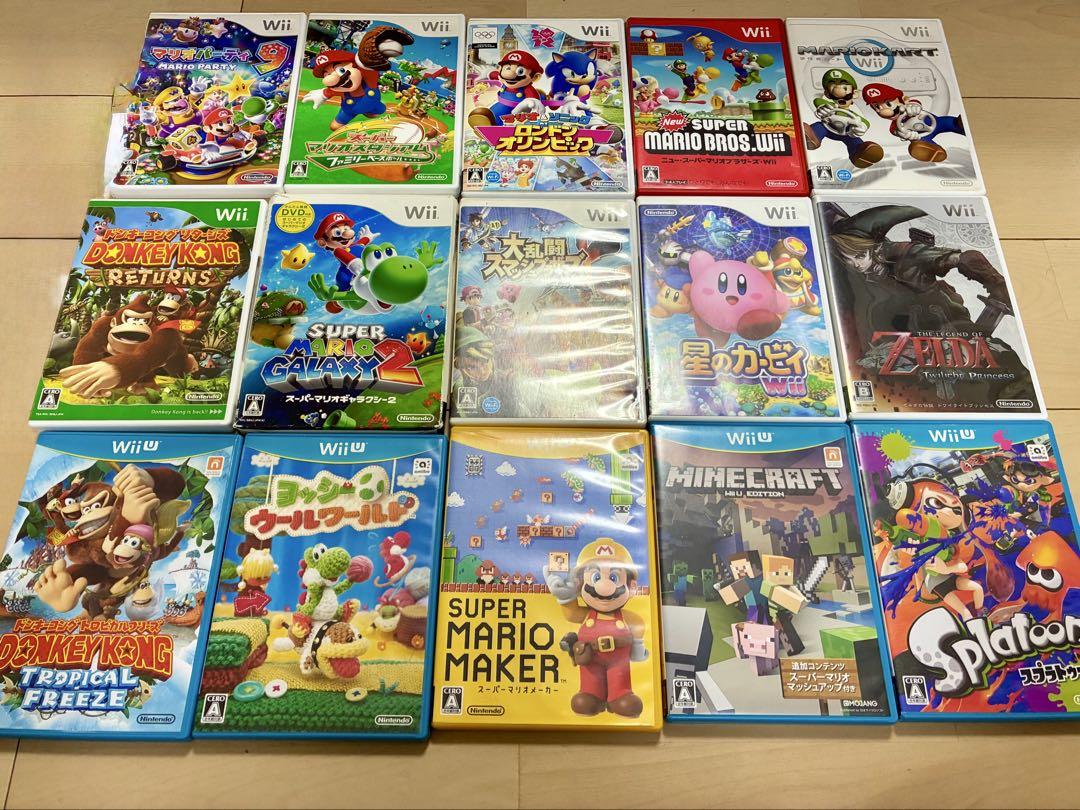 wii wii U ソフト　33本　まとめ売り　マリオ