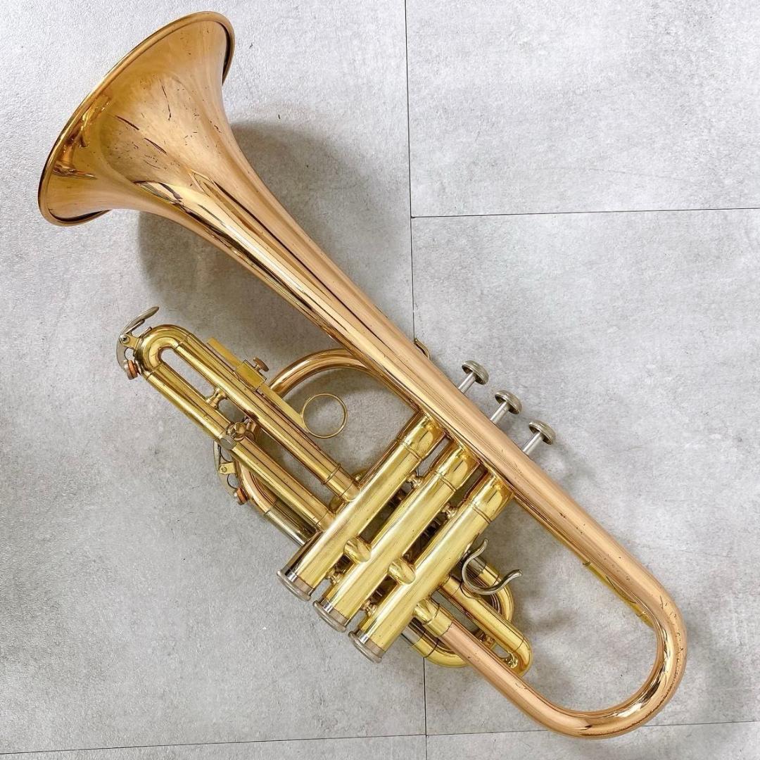 W228【メンテナンス済】YAMAHA ヤマハ YTR-334 赤ベル 金管楽器