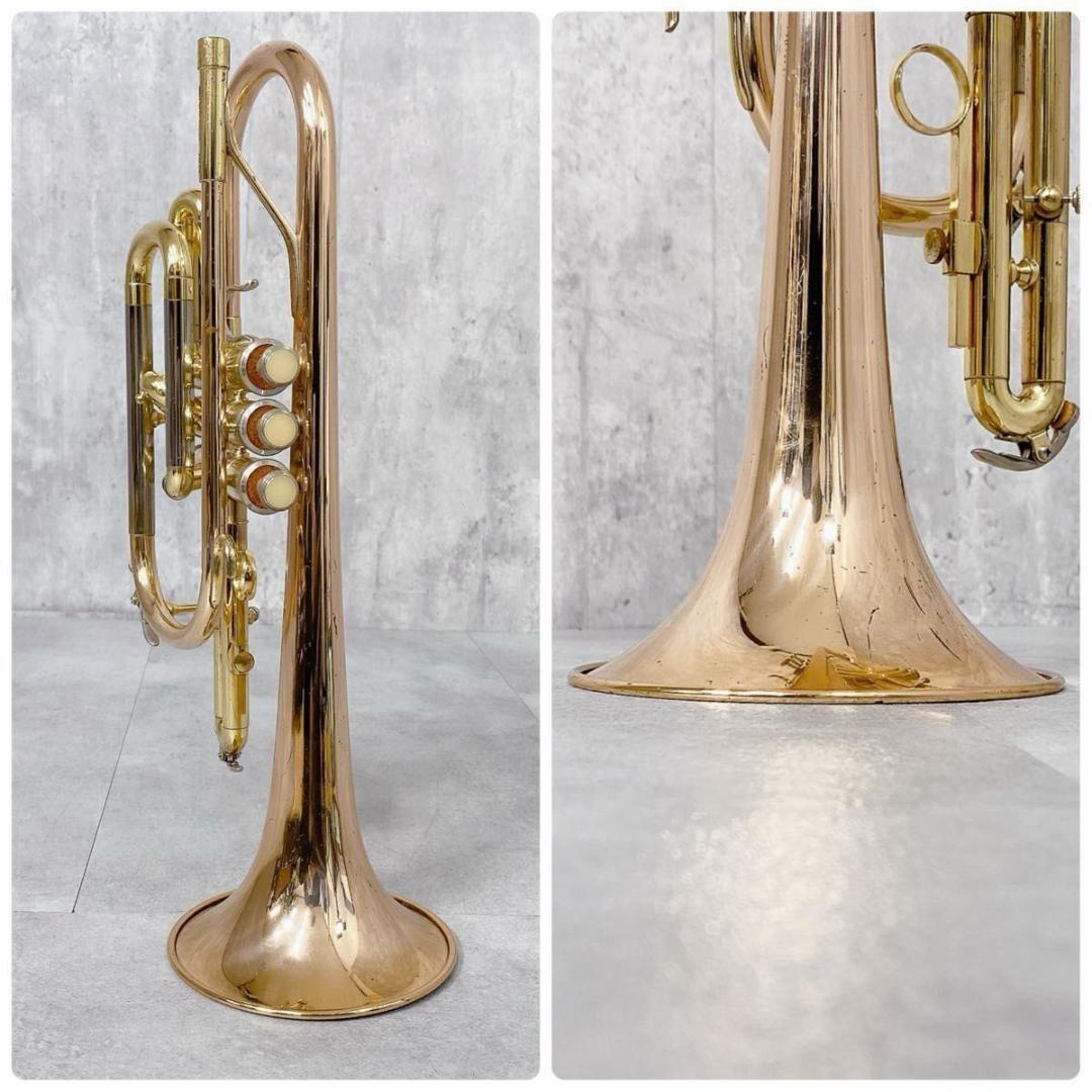 W228【メンテナンス済】YAMAHA ヤマハ YTR-334 赤ベル 金管楽器