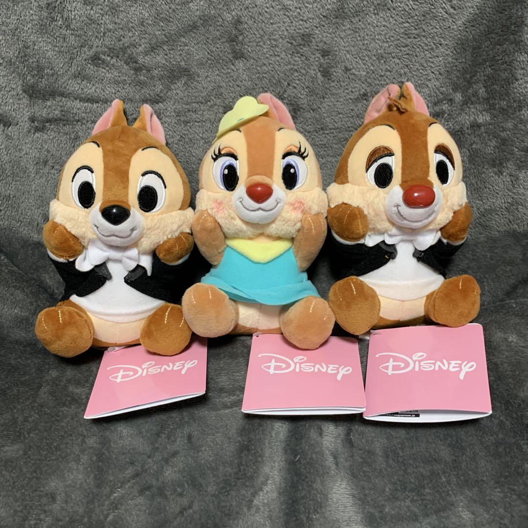 チップとデール　ぬいぐるみ　クラリス　ハートランド　希少　レア　レトロ Disney - チップとデール ぬいぐるみ クラリス ハートランド