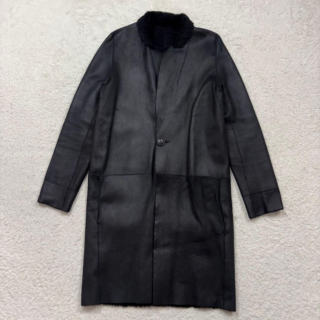 Karl Donoghue リバーシブルムートンコート ラムスキン 定価39万XS(SS)・KARL DONOGHUE