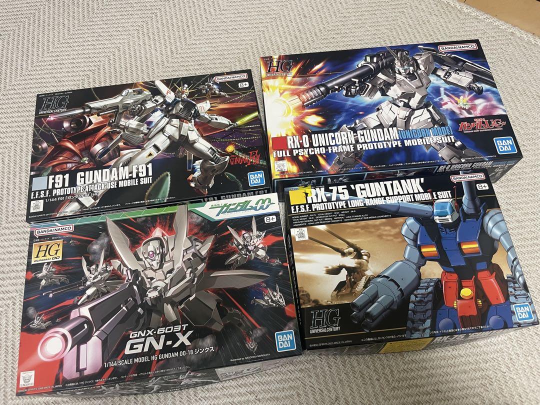 ガンプラ 新品 限定4点 まとめ売り ガンプラ】新品 1/144HG 4点セット - メルカリ