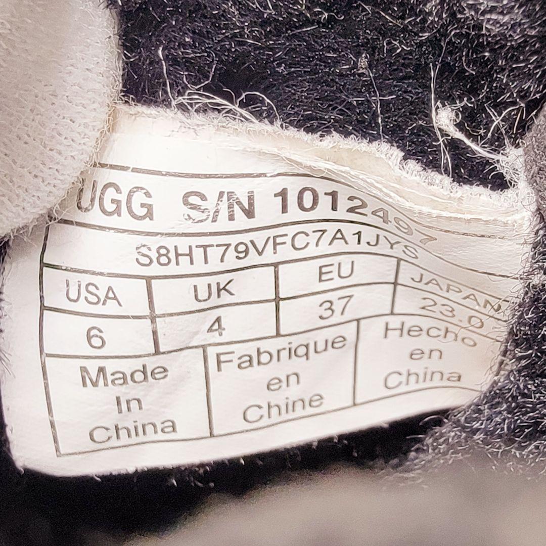 UGG アグ 1012497 ムートンブーツ シープスキン 本革 黒 23