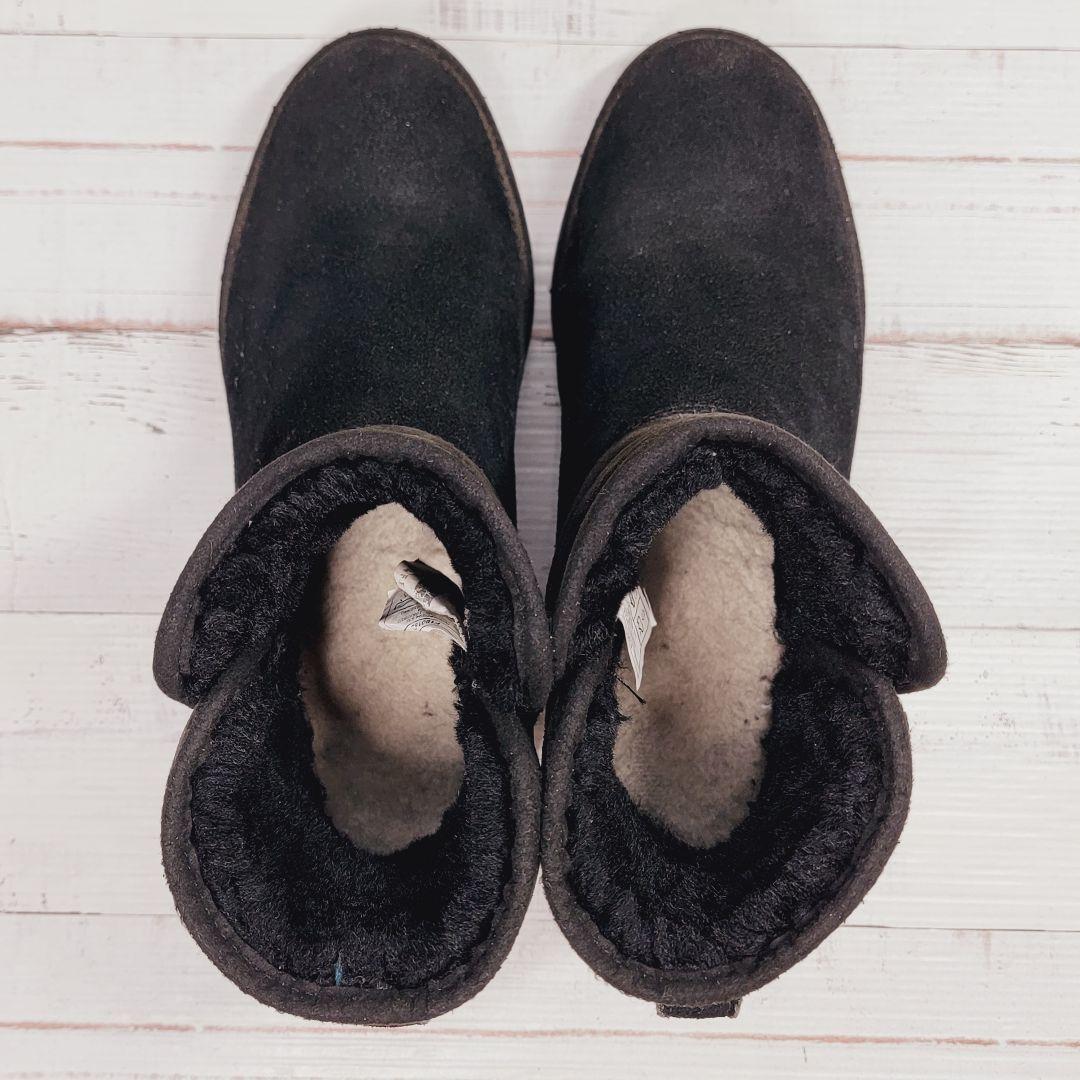 UGG アグ 1012497 ムートンブーツ シープスキン 本革 黒 23