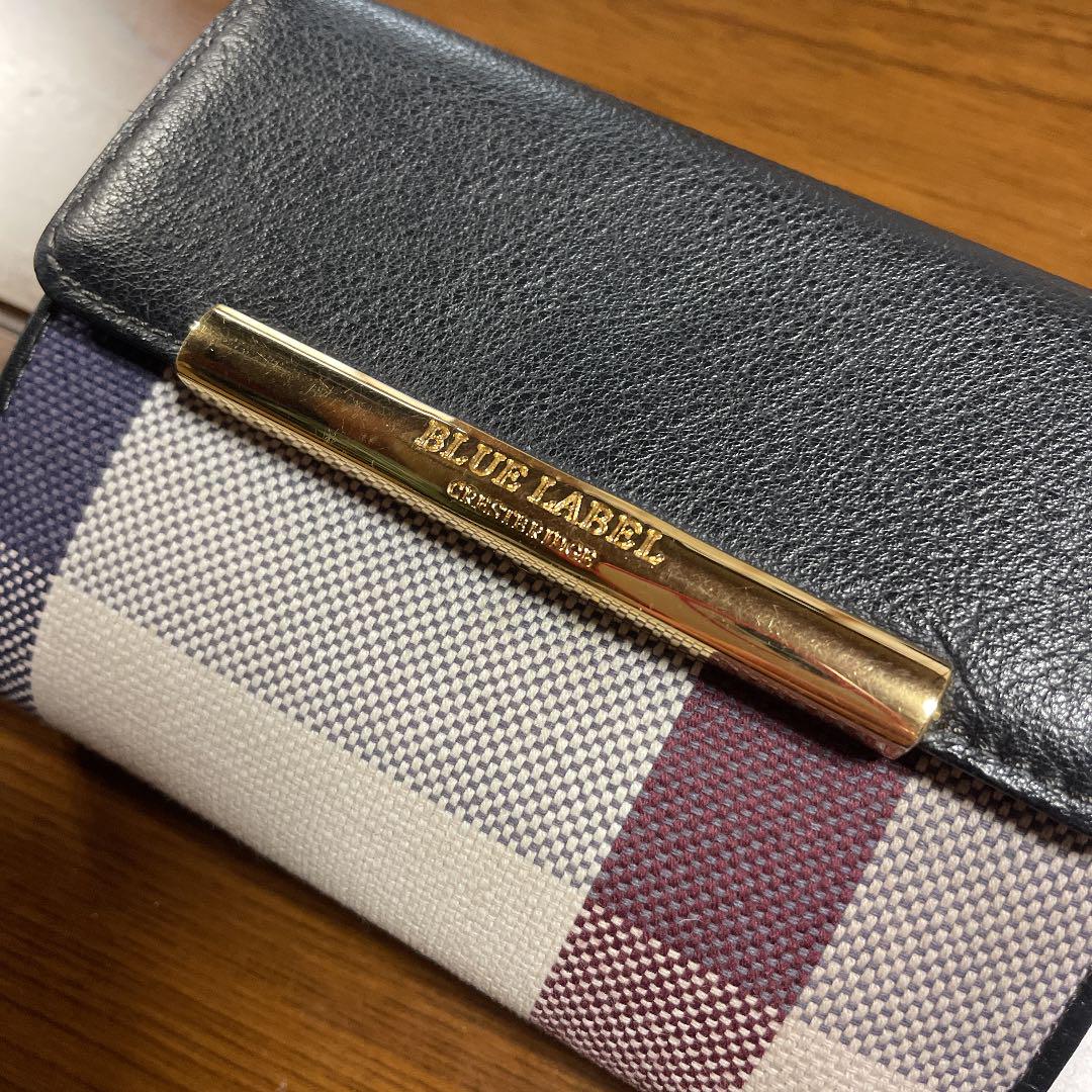 どうぞよろⒹ Burberry Blue label 二つ折り財布 qVTfH-m25264112813 ブルーレー