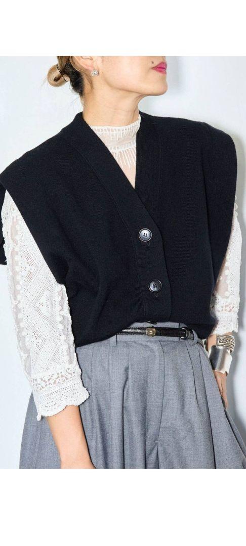 CITYSHOP cityshop Vネック ニットベスト CITYSHOP cityshop Vネック ニットベスト