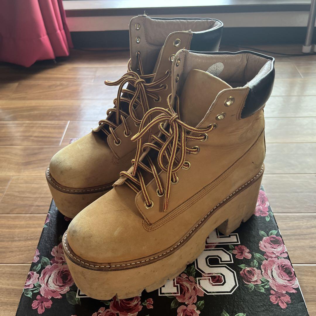 Jeffrey Campbell 厚底ブーツ ティンバ風