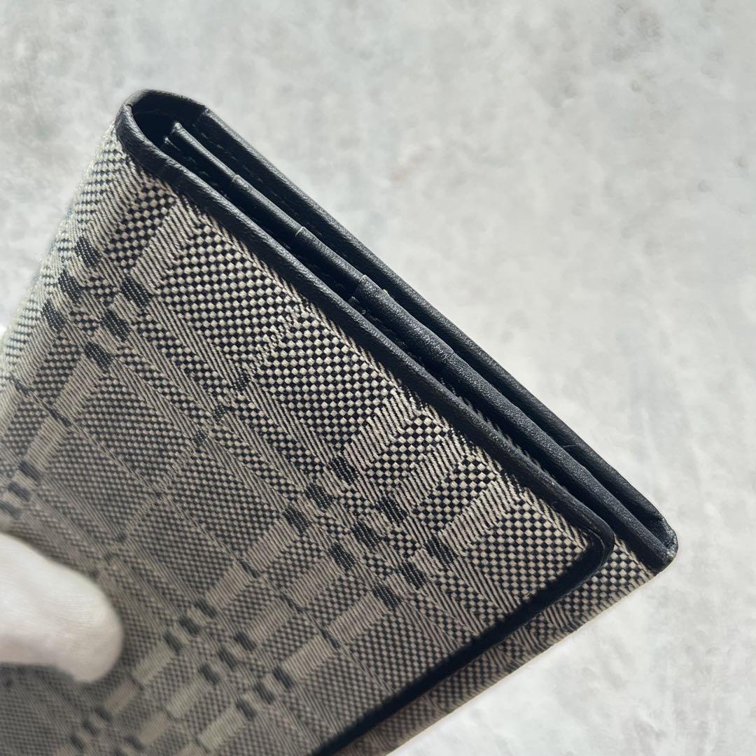 ✮美品✮ BURBERRY バーバリー　長財布　チェック　グレー