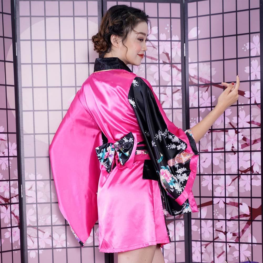 ☆1071サテン和柄花魁ミニ着物ドレス☆ コスプレ | tspasia.org