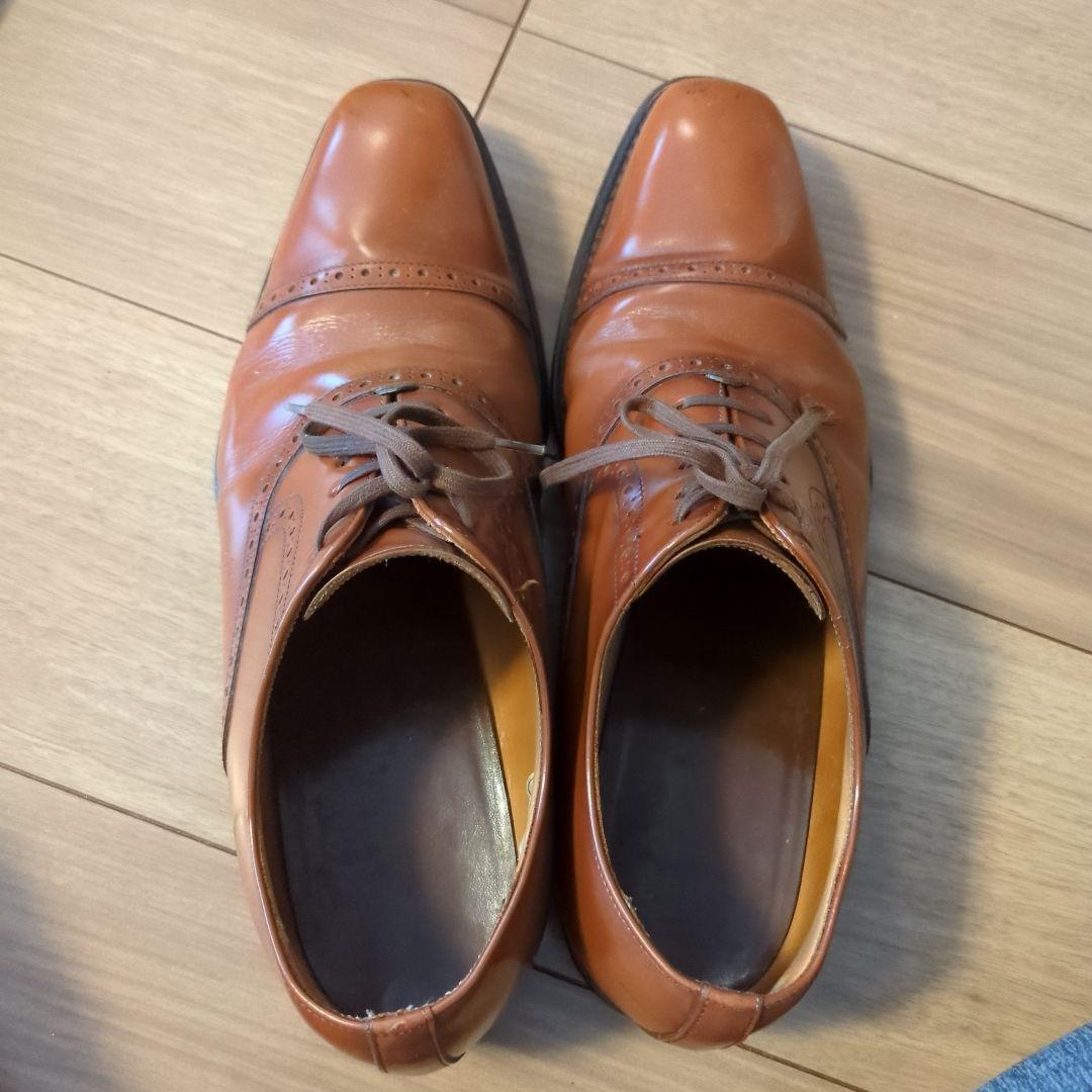 ブラウン オックスフォード レザーシューズ ブラウン オックスフォード レザーシューズ