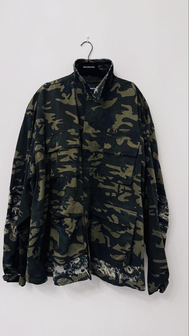 BALENCIAGA アーミージャケット　カーキ
