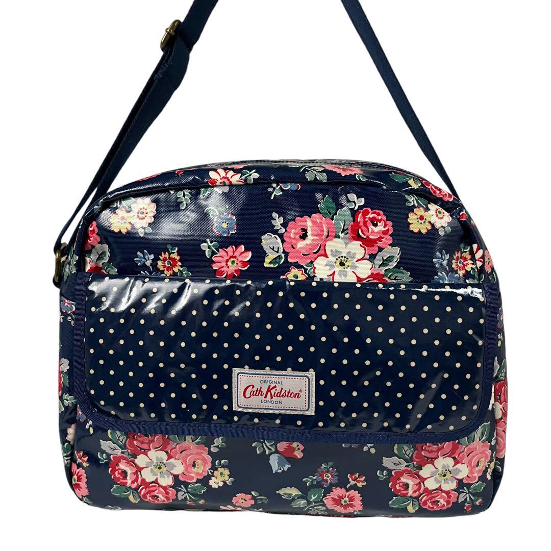 Cath kidston マザーバッグ　斜め掛け　ポーチ付き　A4