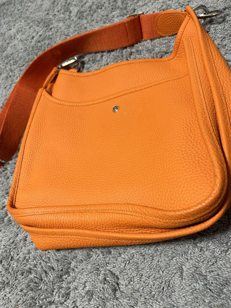 HERMES オレンジ ショルダーバッグ　並行輸入品