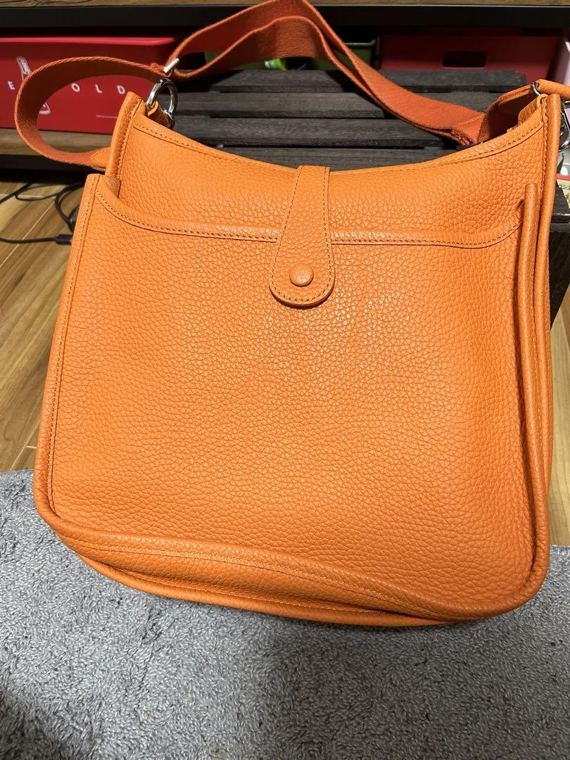 HERMES オレンジ ショルダーバッグ　並行輸入品