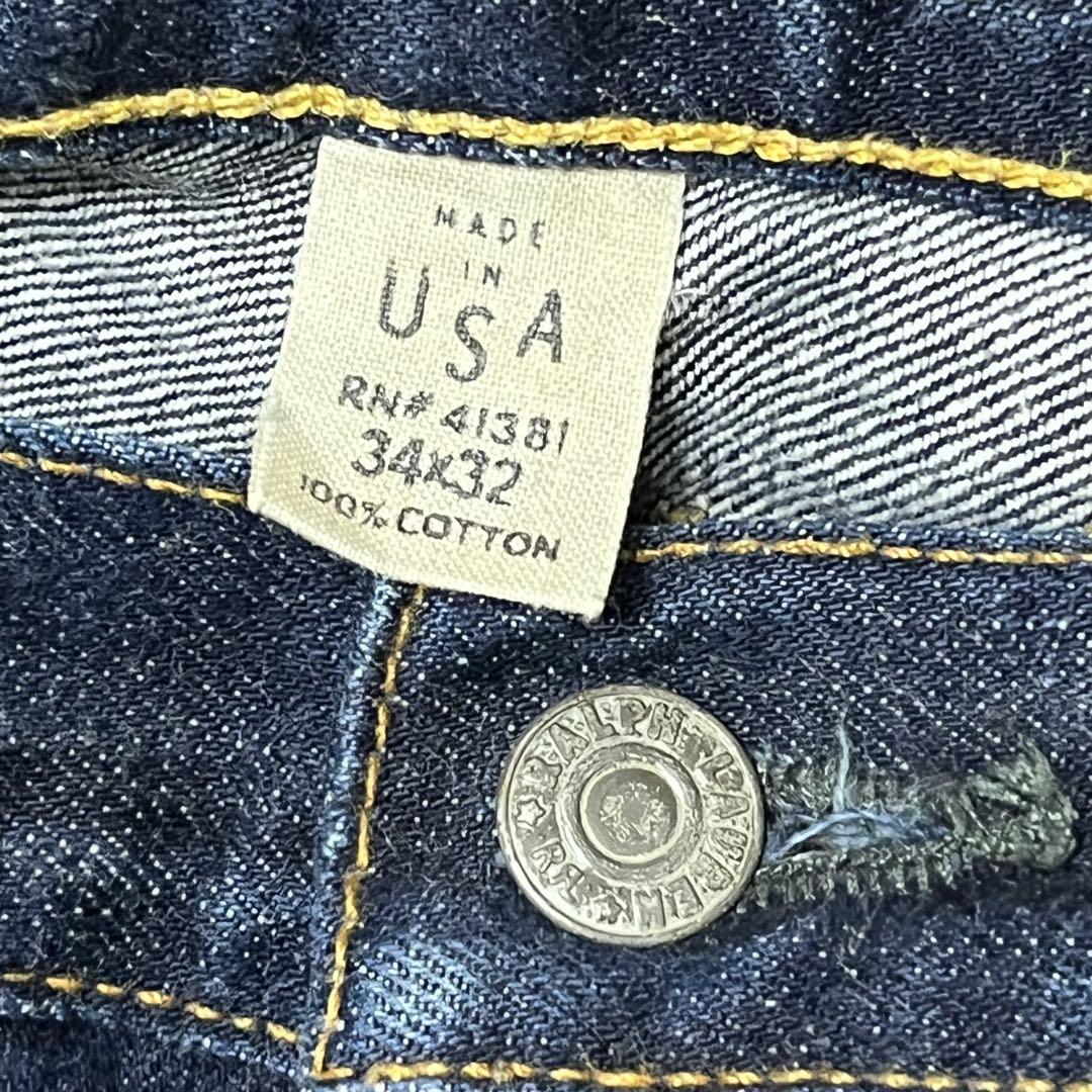 RRL ダブルアールエル USA製 セルビッチデニム 34×32 赤耳