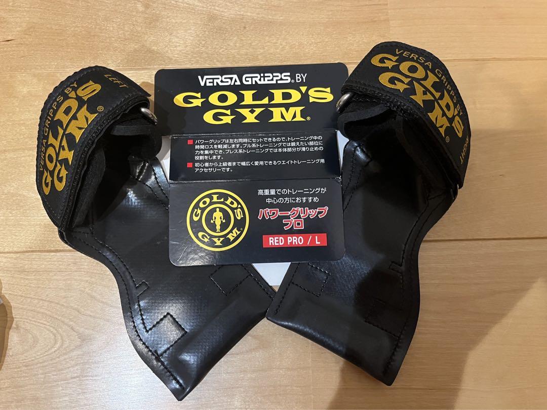 ゴールドジム パワーグリップ プロ G3710 レッドL GOLDS GYM