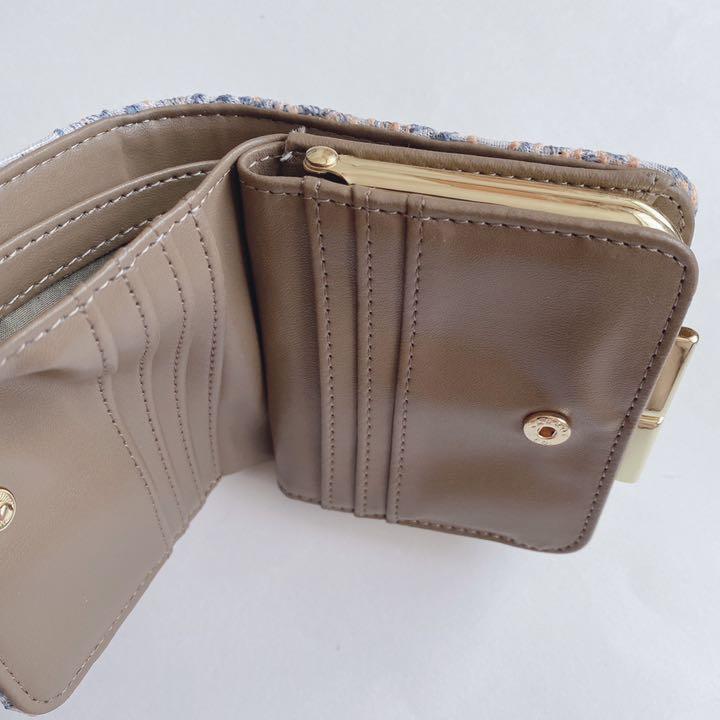 2590*aurinkoさま確認専用 ミナペルホネン がま口二つ折り財布