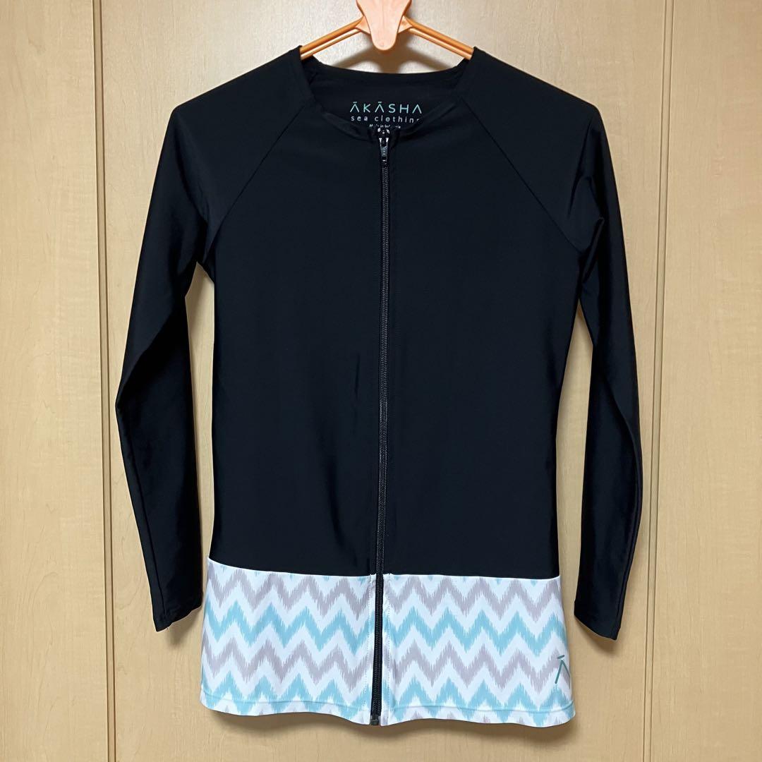 AKASHA Sea Clothin フロントジップ 長袖ラッシュガード