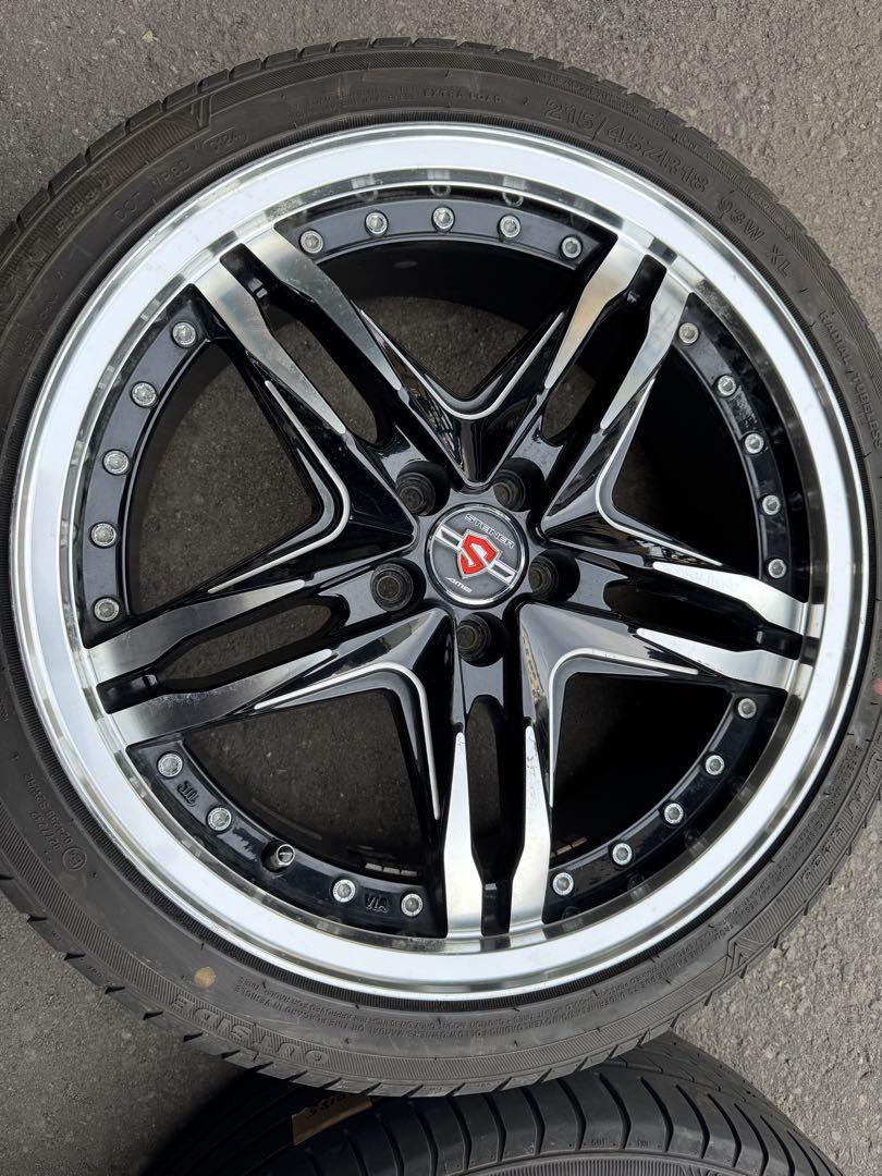 かさかさAME シュタイナー 215/45ZR18 18インチ A0185
