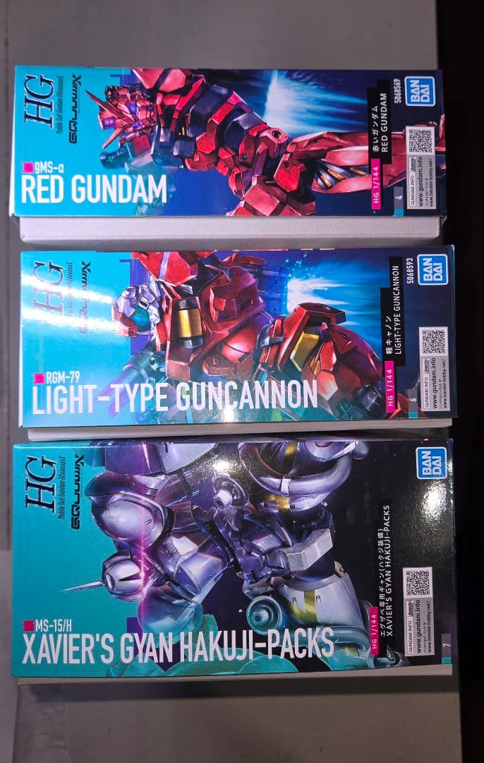 HG 赤いガンダム 軽キャノン エグザベギャン(専用)ギャン 3体セット HG 赤いガンダム 軽キャノン エグザベギャン(専用)ギャン 3体セット