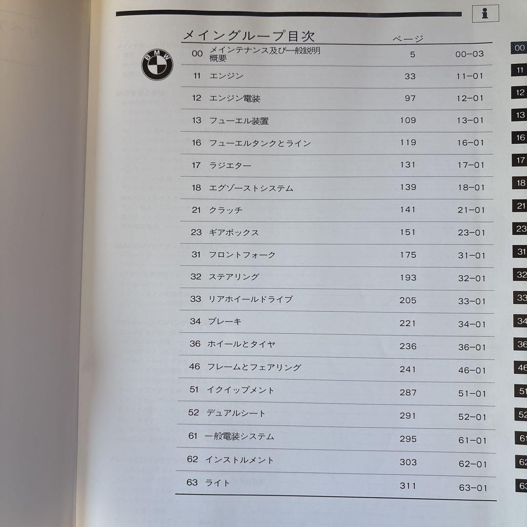 純正　BMW Motorcycle Repair Manual K75 K100