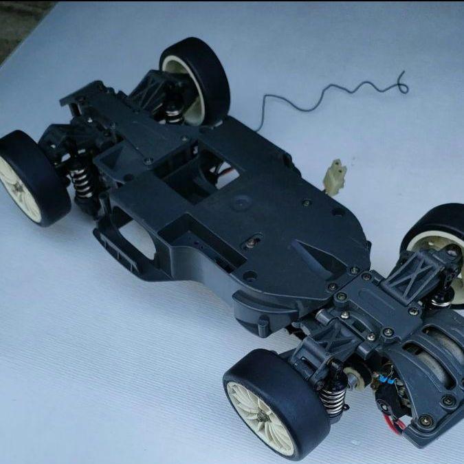 タミヤ TA03F シャーシ AM受信機メカ一式SET - メルカリ