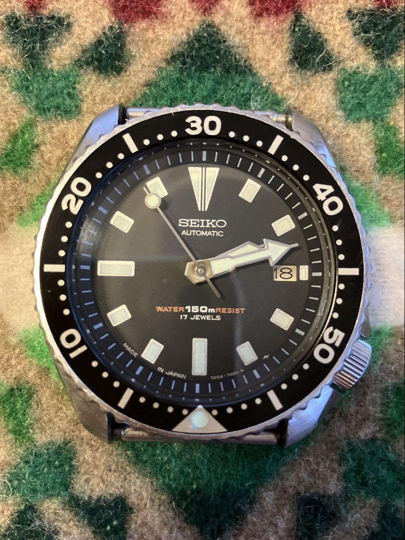 SEIKO 自動巻き ダイバーズウォッチ 150m防水