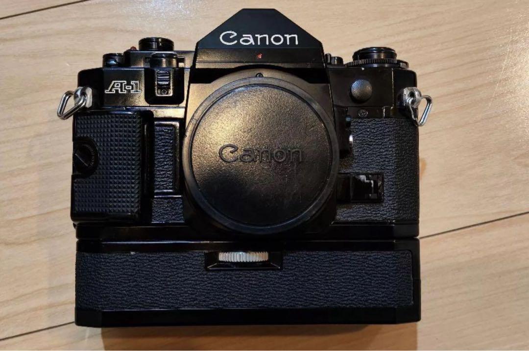 【ジャンク】Canon A-1 + Winder Aセット 美品外観