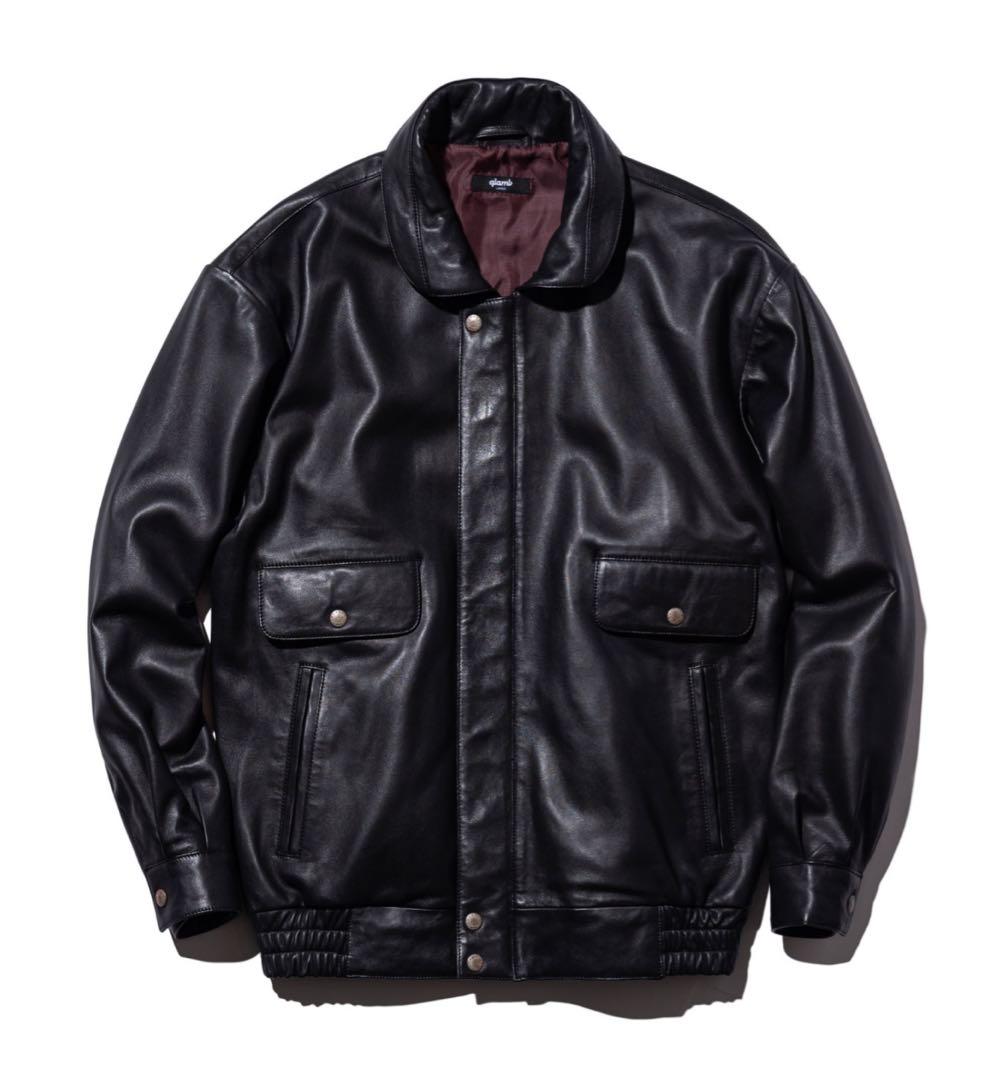 Chin Strap Leather Blouson レザー ジャケット メンズ