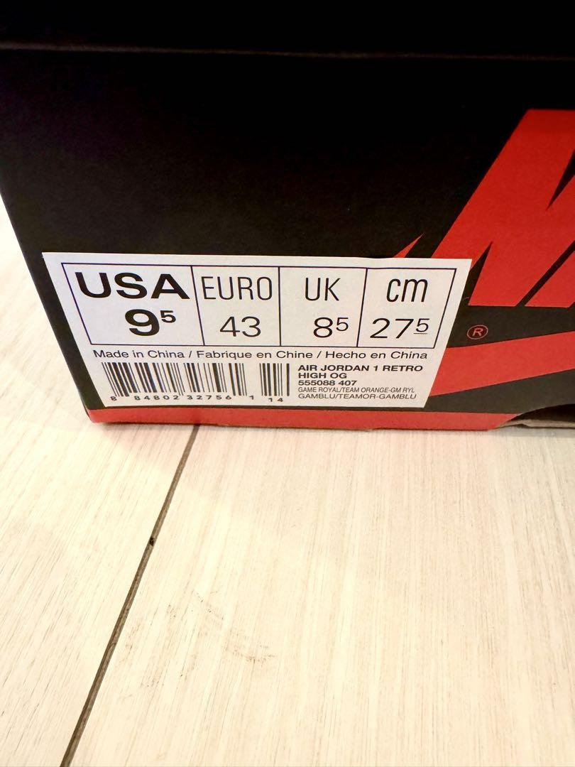 靴 NIKE Air Jordan 1 RETRO HIGH OG